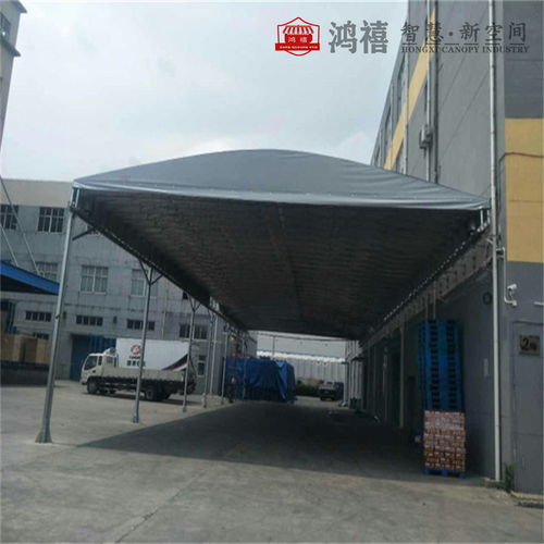 金東移動蓬房 伸縮式臨時堆貨防雨推拉帳篷與紡織品上光皂的結(jié)合應(yīng)用